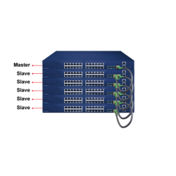 24 ports Gigabit switch - Stackable. 24 x 10/100/1000Mbit RJ45. Fiber 4 x Combo SFP 10Gbit/1Gbit