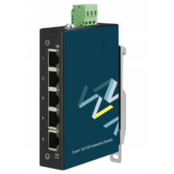 5 port DNV.GL marine approved switch. 5 x 10 / 100Mbit. Robust and compact