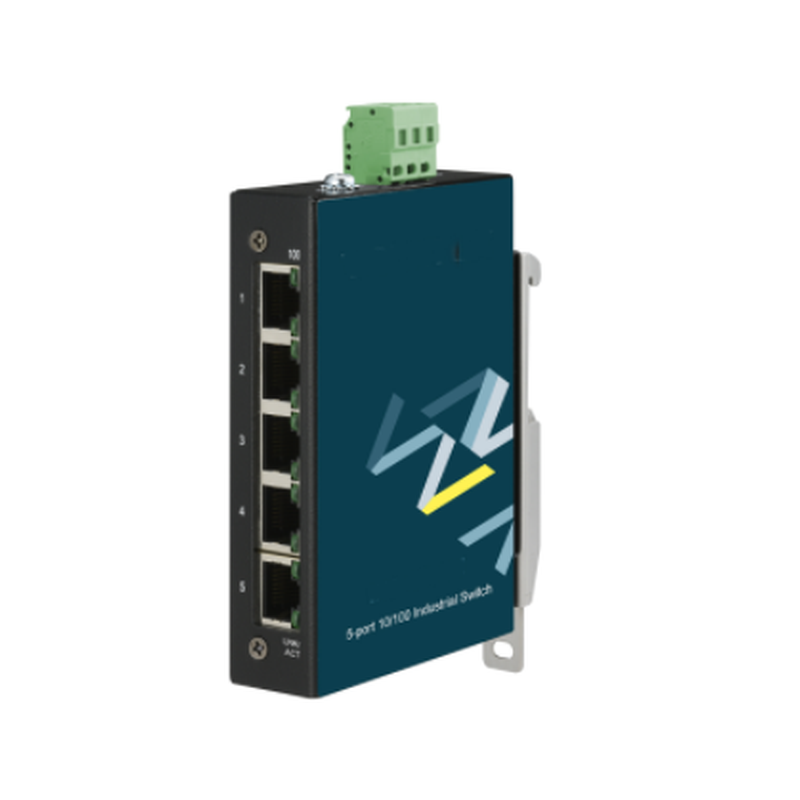 5 port DNV.GL marine approved switch. 5 x 10 / 100Mbit. Robust and compact