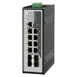 8 ports DNV GL marinegodkendt Managed switch 8 x 10/100/1000Mbit. Fiber 4 x 1000Mbit SFP