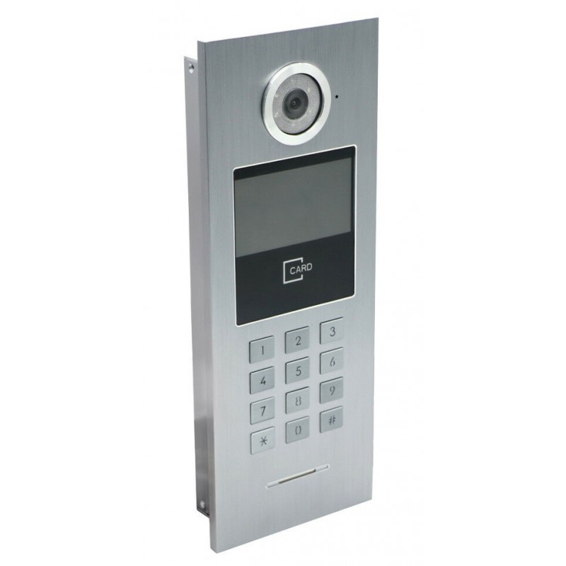 Dørtelefon med kamera og 4 touch monitorer til lejligheder