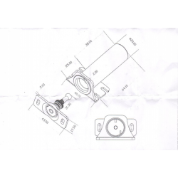 Elektronisk lås til skabe og låger - Holdekraft på 150kg
