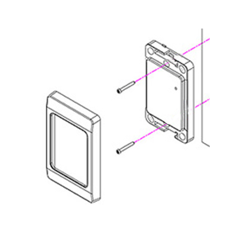Vandtæt RFID læser 13,56MHz Mifare HEX 10 cifre 40bit