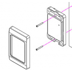 RFID reader 125kHz, Waterproof - Dec 8 digits, 32bit, HID - keybord emulation