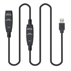 10m Aktiv USB 3.0 forlængerkabel med signal-forstærker