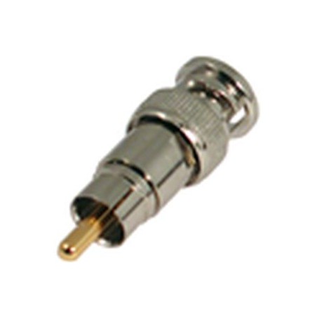 Adapter BNC han til Phono RCA han