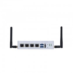 Industrial Fanless embedded mini PC to the network installation firewall