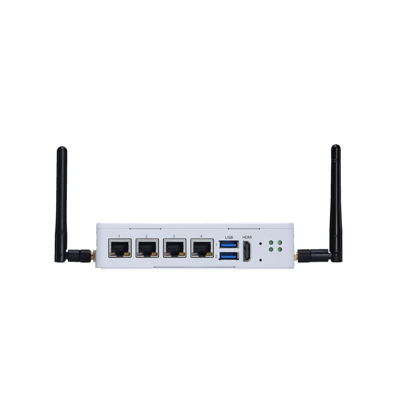 Industrial Fanless embedded mini PC to the network installation firewall