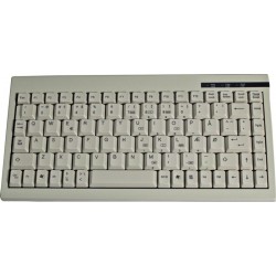 PS/2 mini tastatur 89 taster - Beige - Svensk tegnsæt