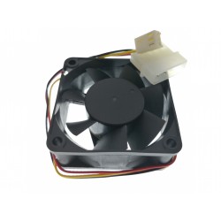 3pin 12VDC FAN Blæser 60x60 mm med temperatur sensor termoregulering støjsvag