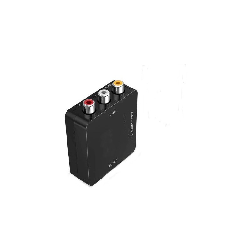 RCA Composite video til HDMI konverter, 1080p med scaler, med lyd,