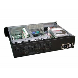 2 enhed ATX chassis med IO på forsiden