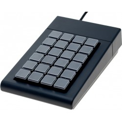 våben Memo her 24 key programmerbar numerisk tastatur - USB. Knap-dæksler. Makro  programmeres til tastaturet
