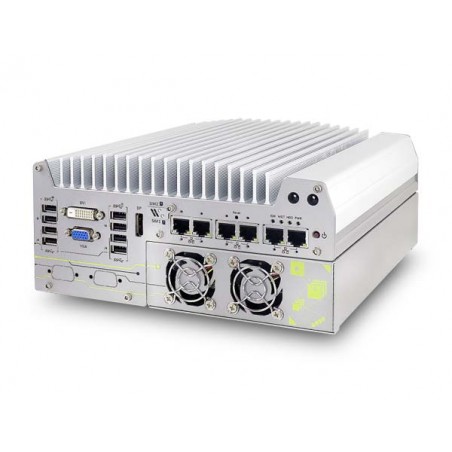 Embedded blæserløs PC gen 9 og Gen 8 med 4xCOM serielporte 2x Etnernet til DIN skinne montage