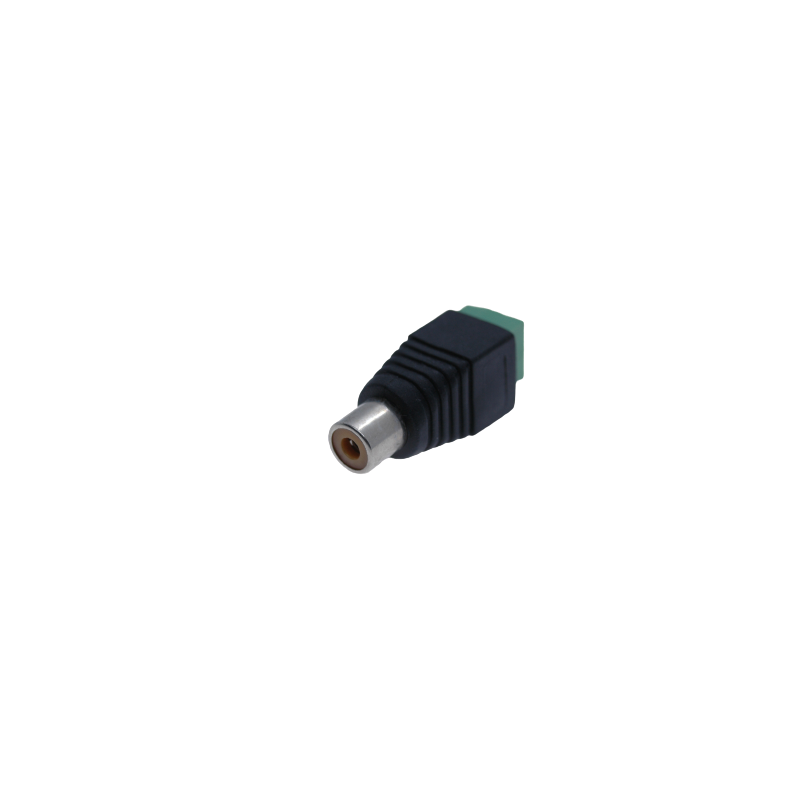 The RCA female connector with screw terminal pin 2