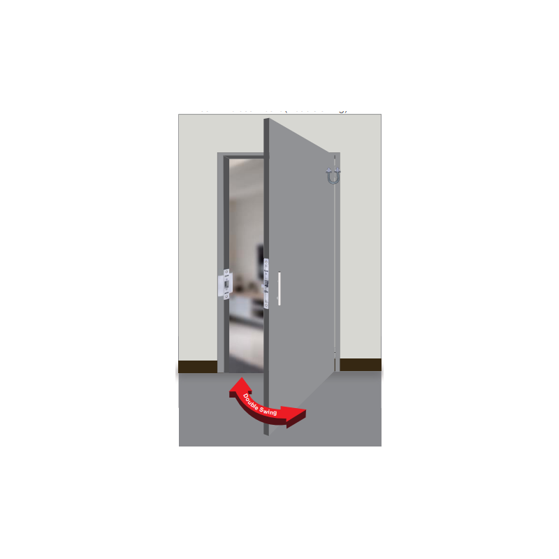 Electric Lock Box for Swing Doors - 272kg, 24/25/28mm, 12/24VDC