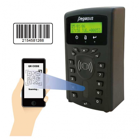 Adgangskontrol med QR scanner og RFID