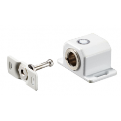 Electronic lock for mounting on cabinets and doors. Holding power of 150kg. Locked with excitement.