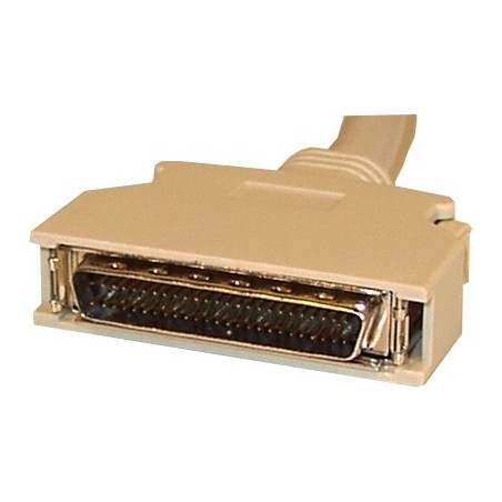 SCSI II wide kabel. Mini DB50 han – Mini DB68 han,  0,5 meter