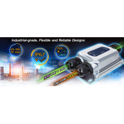 IP67 PoE Injector, 30 Watt Poe + Gigabit, End-Spam, Supply voltage 24 - 56VDC