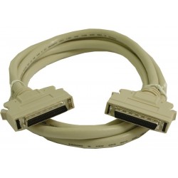 SCSI II cable, Mini DB50 male, Mini DB50 female 5.0m