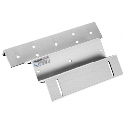 Beslag til dørmagnet 280kg -Yxx typerne. Egnet til døre som åbner indad, hvor holdemagneter er på karm-siden