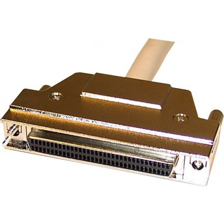 Wide SCSI forlængerkabel, ½ meter. Mini DB68 han – Mini DB68 hun