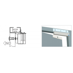 Bracket for the door magnet 500kg -Y50 types. Angle bracket for the magnet