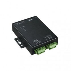 Moxa NPort 5230A-T er en 2 ports serielportserver RS422/485 optoisoleret.