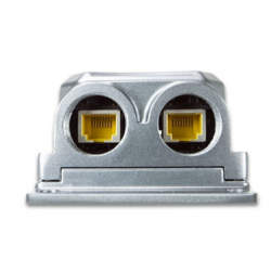 PoE Extender. 1 x PoE++ ind og 2 x PoE+ ud. Split PoE ud til 2 PoE PD enheder, 30 Watt hver