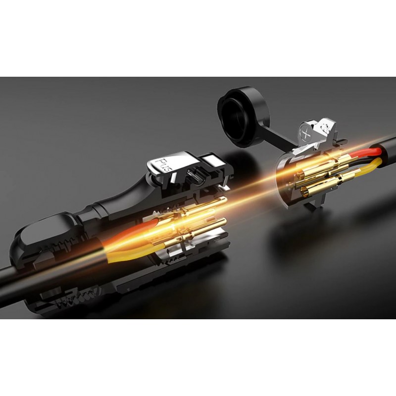 Vandtæt strømforbindelse til panel montering.