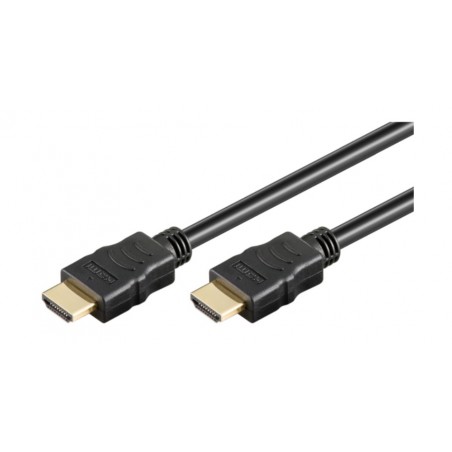 HDMI 2.0 - Cable - 4K resolution - Ethernet - black - 0.5 meters