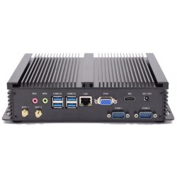 Blæserløs Embedded PC i7 8th Gen-processor med 12VDC-forsyning