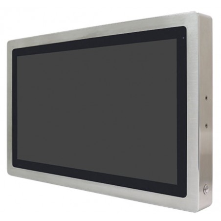 IP66 vandtæt 21.5" TFT monitor skærm med projected touch industriel med VESA mount 1000nits velegnet til sollys