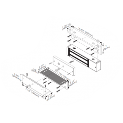 Z-angle bracket for door magnet DOOR-MAGNET+ on inward door