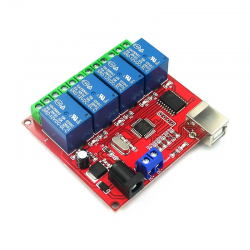 4 x relay com, NO, NC....