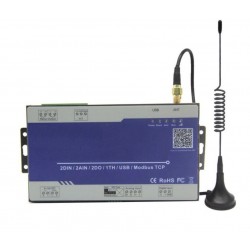 SMS GSM alarm  2 digitale indgange, 2 analoge indgange 2 digitale udgange  4G med APP til iOS og Android