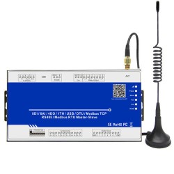 4G GSM alarm via SMS with 8 x digital inputs and 6 analog inputs, APP til iOS og Android