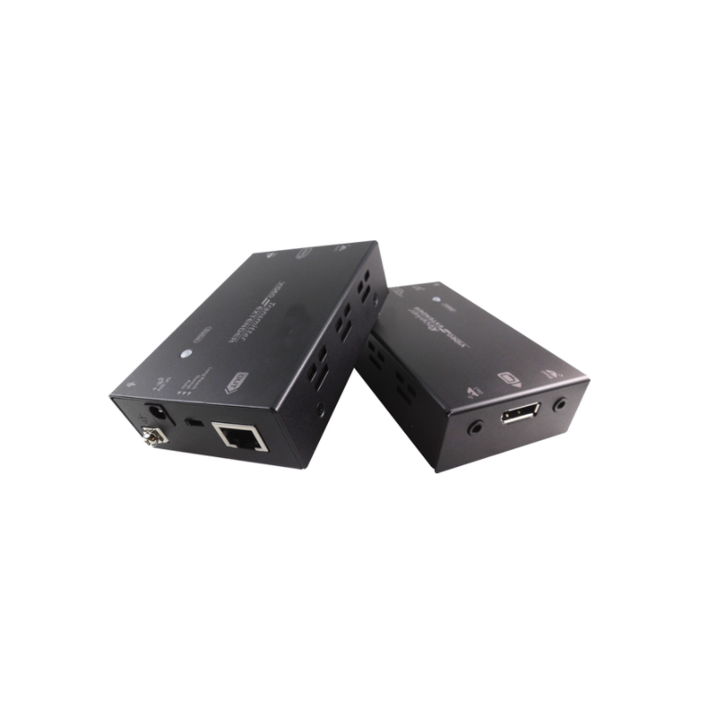 DisplayPort Extender 4K op til 100meter over CAT6a. DP booster over PDS kabel