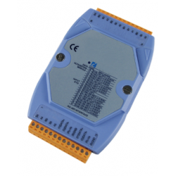 ICPDAS I-7015 er et modul til 6 x temperaturfølere 2-3 wire, Pt100, Pt1000, Ni120, Cu50/100/1000. RS485