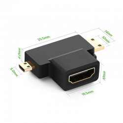 HDMI Micro og Mini adapter til HDMI