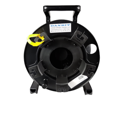 Robust Kabeltromle til fiber kabel. Op til 200 meter armeret duplex fiberkabel