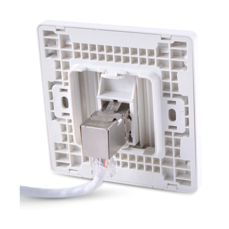 RJ45 coupler angled 90 degrees female to female connector Keystone