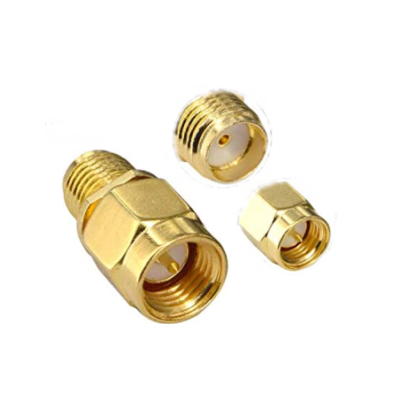 SMA adapter - SMA han og SMA hun