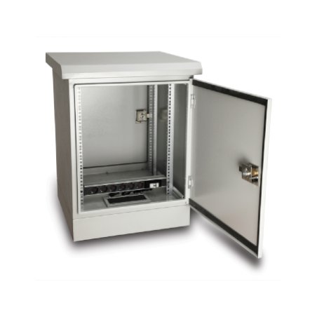 15U 19" udendørs rackskab med dobbelt væg, 40 cm dyb