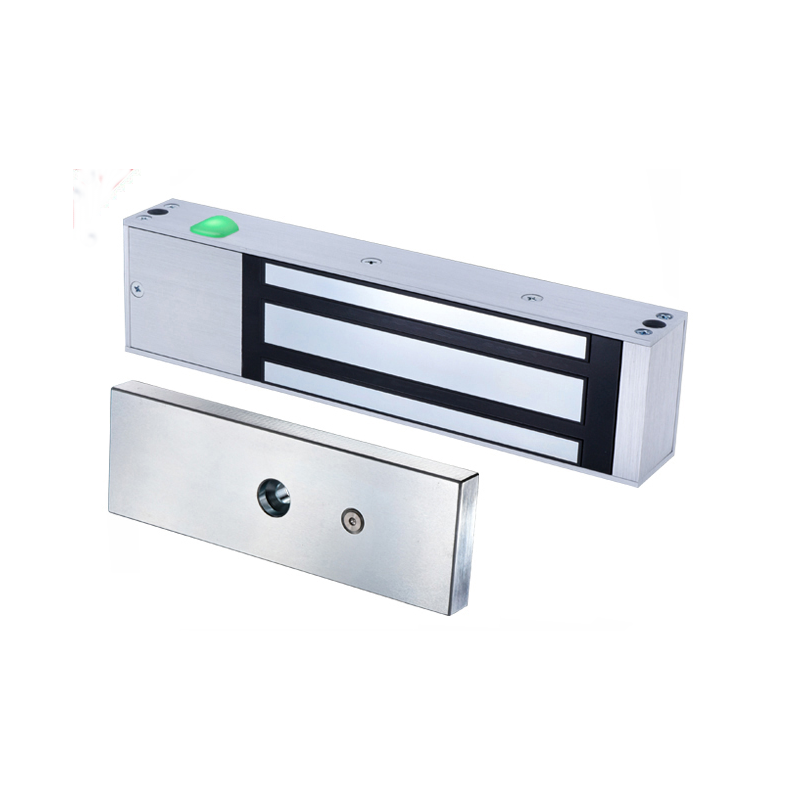 Powerful electronic door magnet. Holding power of 545 kg. 12 / 24VDC. With LED. Aluminum, IP65