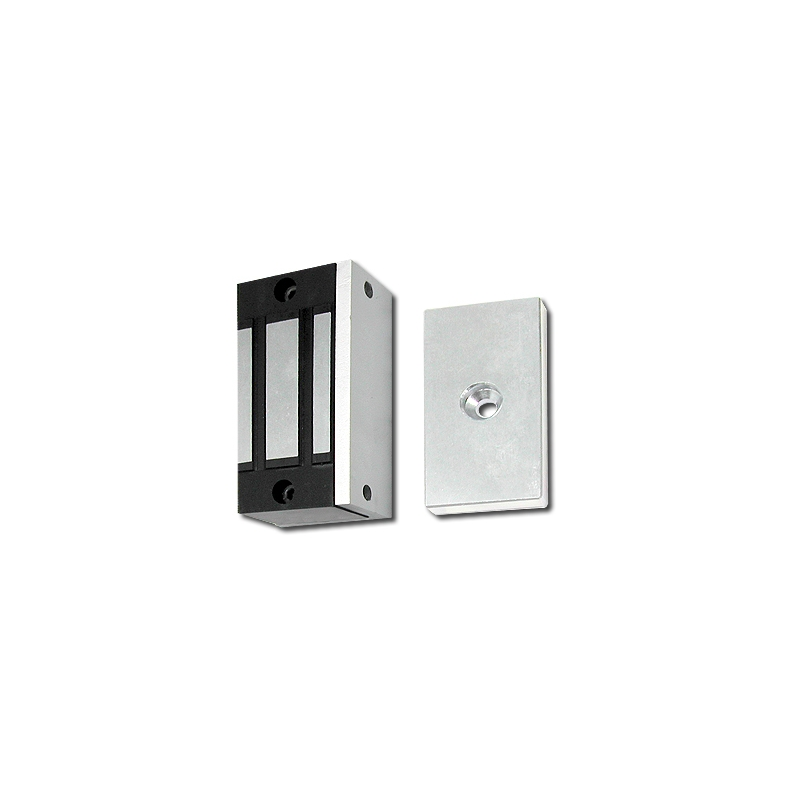 Mini dørmagnet til 24VDC, 6 Watt, IP65 Holdekraft op til 45 kg