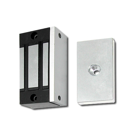 Mini dørmagnet til 24VDC, 6 Watt, IP65 Holdekraft op til 45 kg