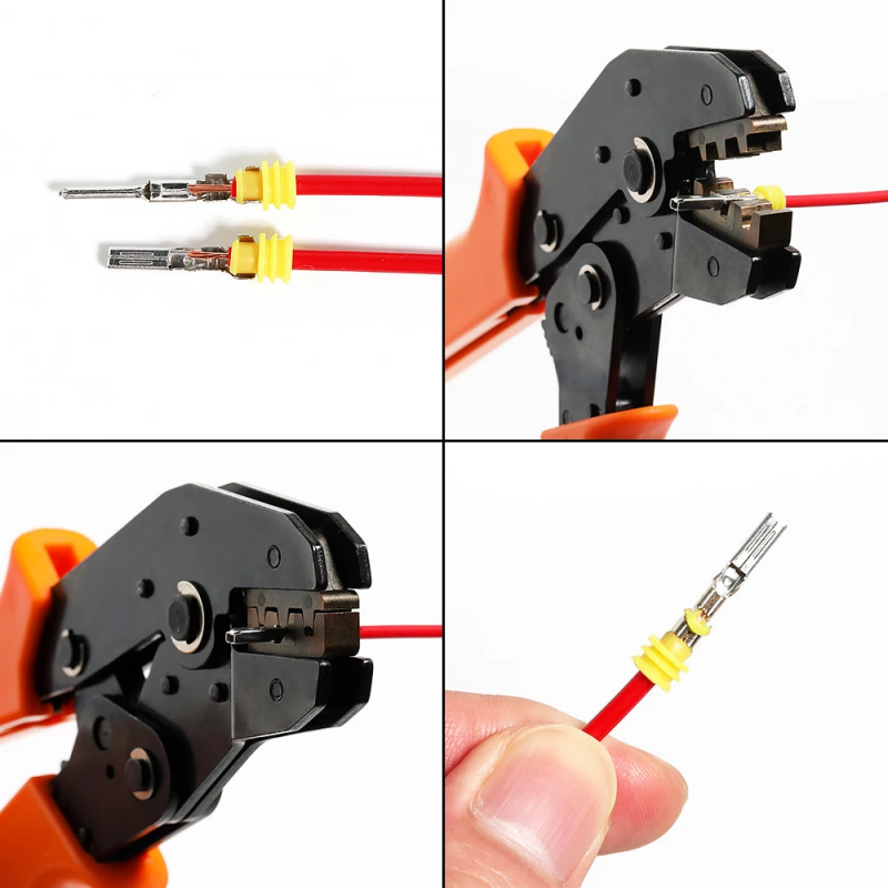 SN-48B Crimptang: 22-14AWG, 0,5-2,5 mm² | Pålidelig krympeværktøj