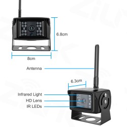 2 Megapixel WIFI box kamera i robust indkapsling. Med IR lys